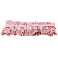 Ceinture abdominale élastique rose